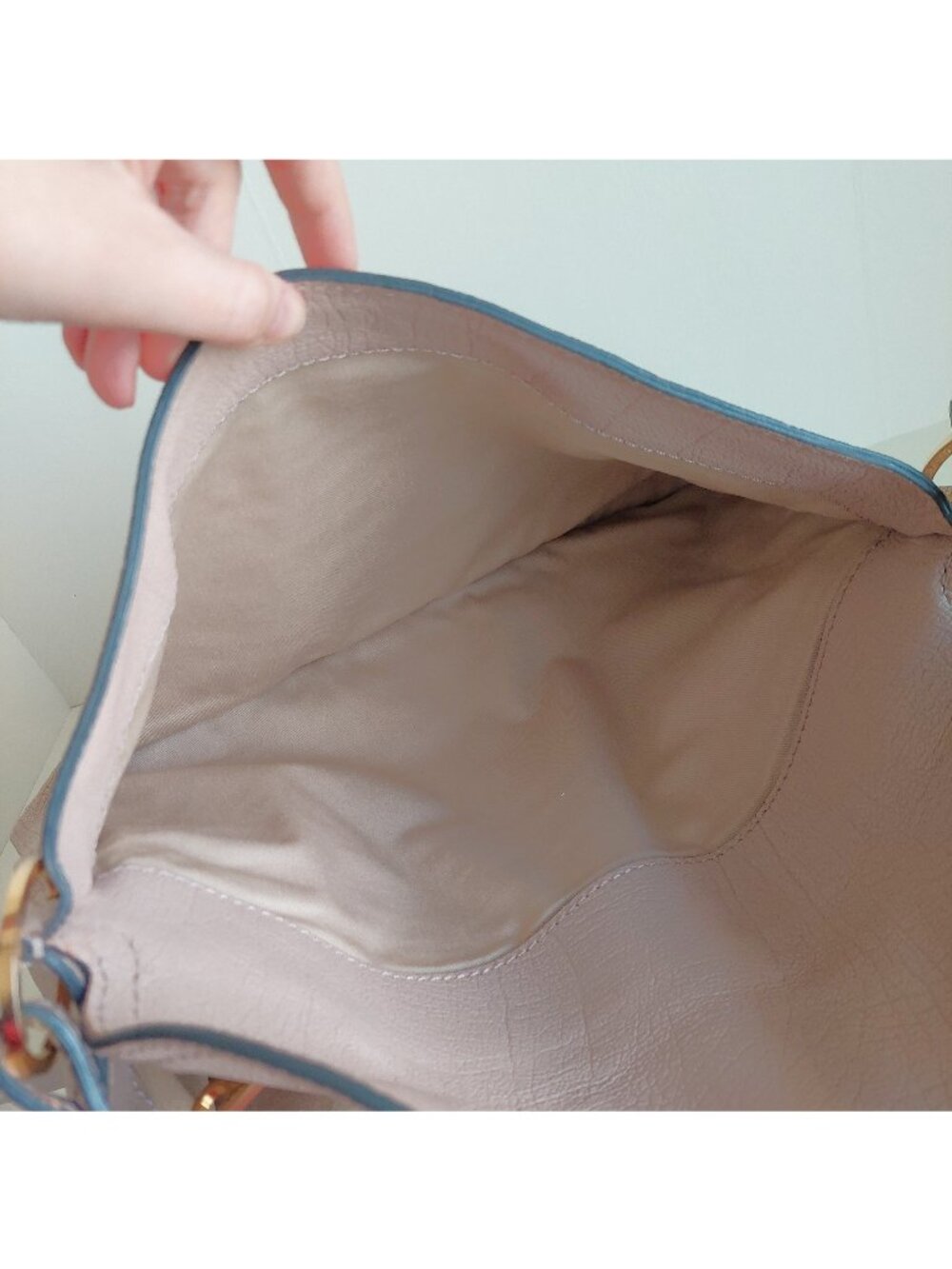 CHLOE Kathleen Nude Mauve Beige Satchel Bag - Picture 14 of 16